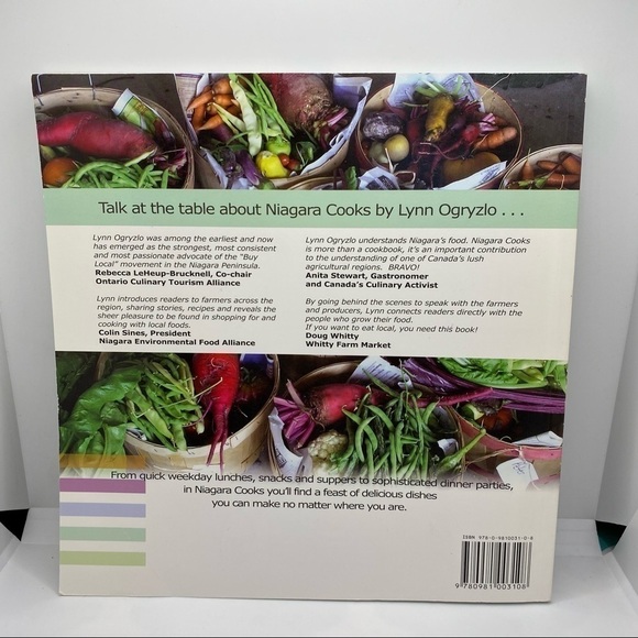 NIAGARA Cooks From Farm To Table By Lynn Ogryzlo Cookbook - Picture 2 of 11